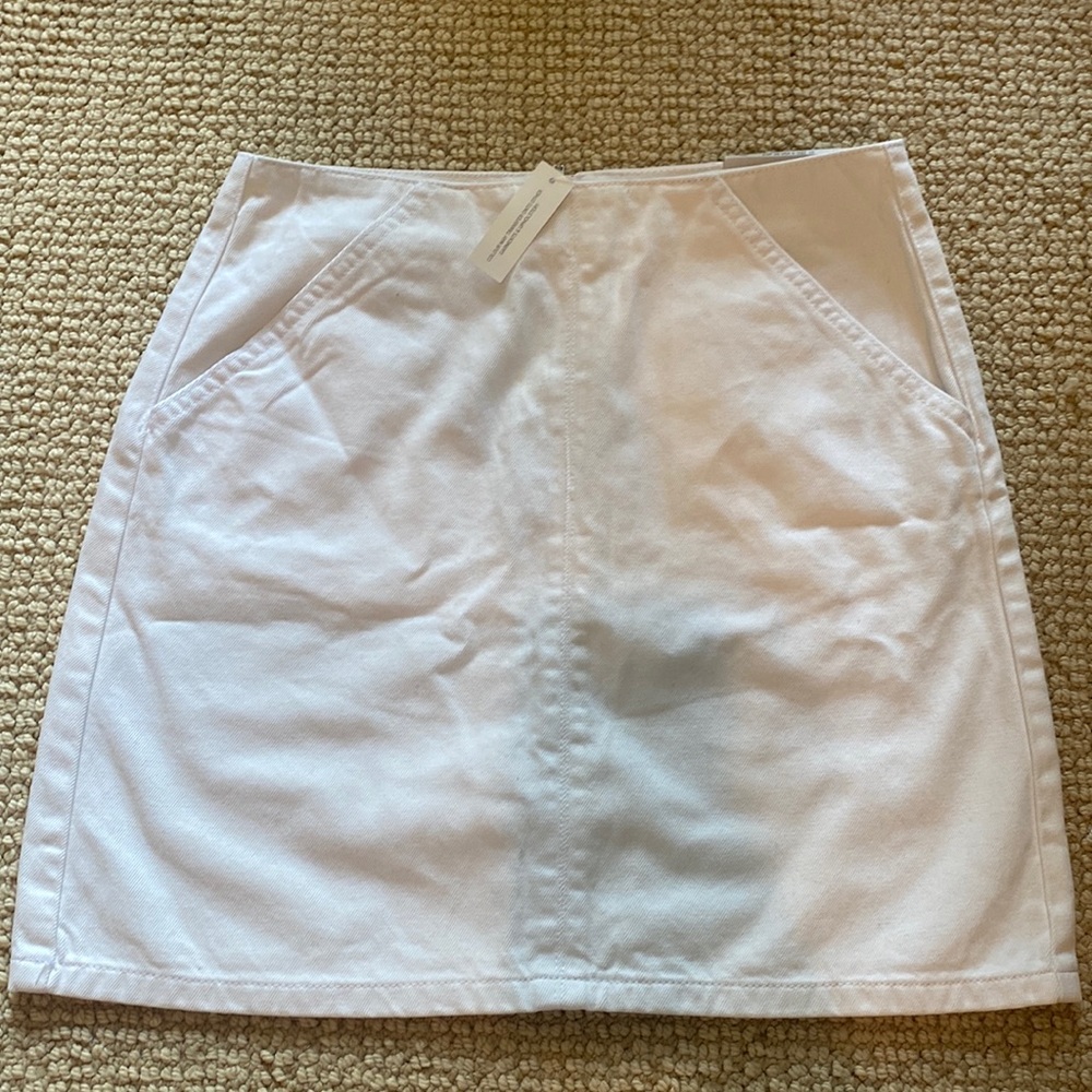 White skirt